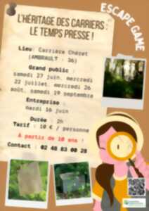 photo L'héritage des carriers : le temps presse ! (escape game)