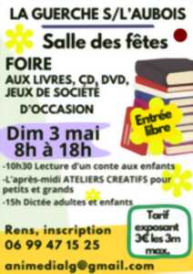 photo Foire aux livres, CD, DVD, jeux de société