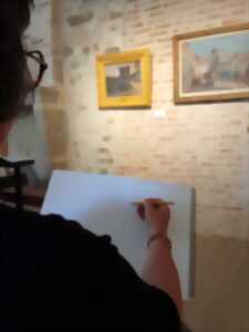 photo Séance de dessin dans les collections permanentes du musée