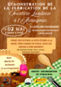 photo Démonstration de la fabrication de la tourtière Landaise à l'Armagnac