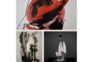 photo Exposition des oeuvres d'Eric de Buncey - Galerie Goralsky - Encres - Sculptures