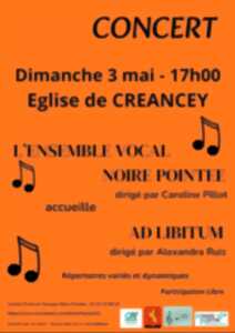 photo Concert de l'ensemble vocal Noire Pointée