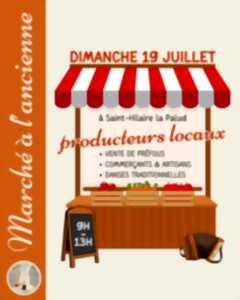 Marché à l'ancienne à Saint-Hilaire-la-Palud
