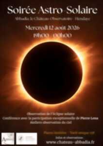Soirée Astro Solaire - Observation de l'éclipse solaire