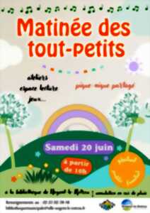 La matinée des tout-petits à la bibliothèque