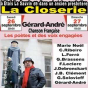 Gérard-André chante  les poètes