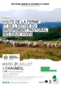 Visite de la ferme et de l'estive du groupement pastoral des eaux vives