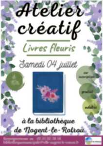Atelier créatif I Livres fleuris