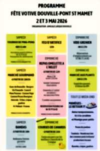 Fête votive: vide greniers, fête foraine, repas omelette à l'aillet