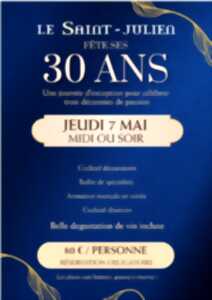 photo Le restaurant le Saint Julien fête ses 30 ans