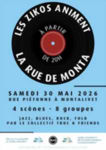 Les Zikos animent la rue de Monta