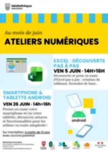 Atelier numérique (Débutant) Smartphone et tablettes Android