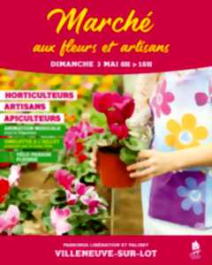 Marché aux fleurs et artisans