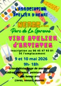 Vide atelier d'artistes