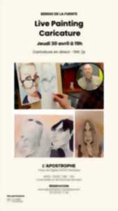 Live painting caricature