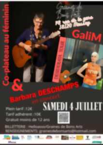 Co-plateau féminin, Galim et Barbara Deschamps
