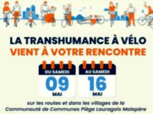 MAI À VÉLO : LA TRANSHUMANCE À VÉLO FAIT ÉTAPE À BELPECH