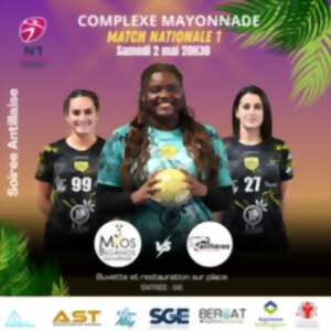 Match de la N1 de handball et soirée antillaise
