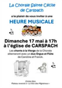 photo Heure musicale à Carspach - Chant, orgue et flûte