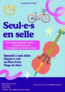 Spectacle - Seul(e)s en selle à vélo de Pauline Warnier, violoncelliste