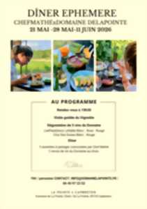 photo Dîner éphémère - Domaine de la Pointe