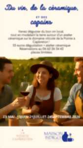Du vin, de la céramique et des copains