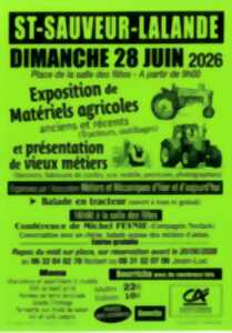 Exposition de matériels agricoles et vieux métiers