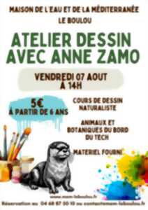 ATELIER DESSIN NATURALISTE AVEC L’ARTISTE ANNE ZAMO