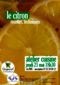 Atelier cuisine à la MJC : le citron !