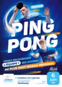 photo Ping Pong : Parthenay affronte Cestas pour un match de championnat