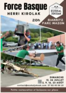 photo Spectacle participatif de Force basque  - Herri Kirolak