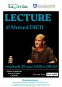 Lecture d'Ahmed Dich