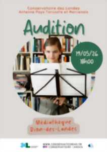 Audition conservatoire des Landes