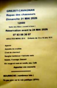 Repas des chasseurs