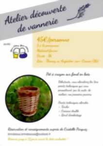 photo Atelier découverte vannerie: Pot crayon
