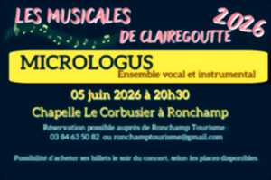 photo LES MUSICALES  DE CLAIREGOUTTE 2026