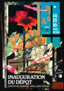 Inauguration du Dépôt à Saint-Cirgues,  atelier artistique