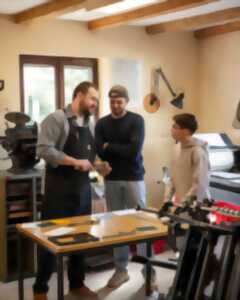 Autour du livre - visite de l'atelier Contreforme