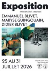 photo Exposition de Maryse Guingouain, Emmanuel Blivet et Didier Blivet