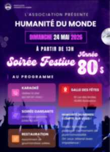 Soirée festive année 80's