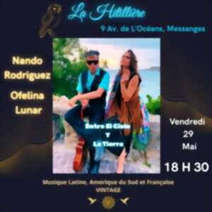 Happy hour musical et tapas / Nando Rodriguez et Ofelina Lunar