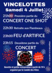 Concert et Feu d'artifice à VINCELOTTES