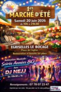 Marché d'été et soirée années 80's