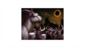 Eclipse et taïkos à la forteresse de Crozant