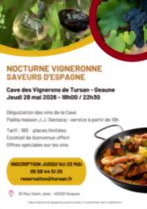 Nocturne vigneronne Saveurs d'Espagne