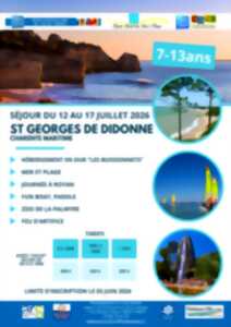 Séjour à Saint Georges de Didonne pour les enfants de 7 à 13 ans