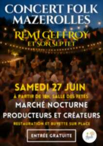 Concert Folk - Rémi Geffroy et son septet