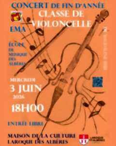 CONCERT DE FIN D'ANNÉE CLASSE DE VIOLONCELLE
