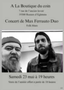 photo Concert Folk Blues - Max Ferrauto Duo