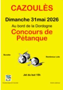 Concours de Pétanque à Cazoulès